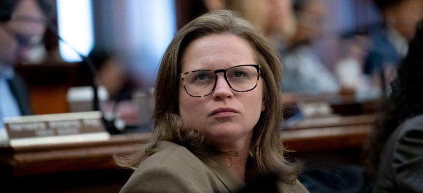 New York City Council Member Kayla Santosuosso is one of a few dozen council members who are grappling with weakened sway in affordable housing development.