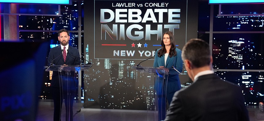 Rep. Mike Lawler and Democrat Cait Conley squared off in their second debate on PIX11.