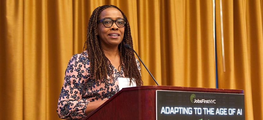 JobsFirst NYC President and CEO Marjorie Parker writes about the benefits of a potential AI labor tax.