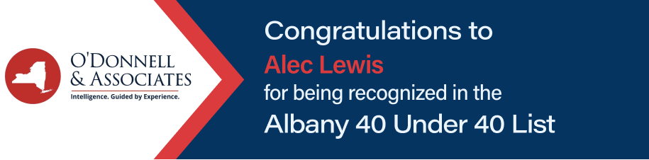 Congratulations to Alec Lewis for being recognized in the Albany 40 Under 40 list