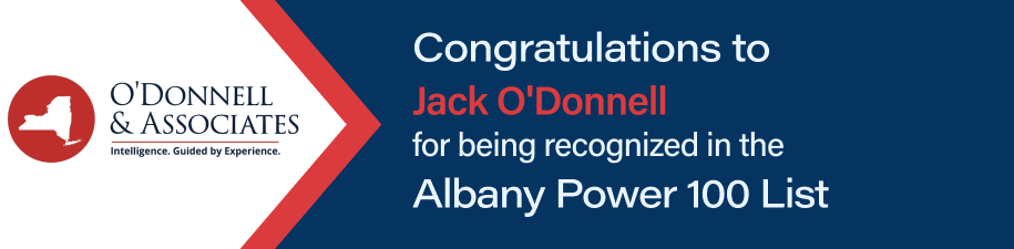 Congratulations to Jack O'Donnell for being recognized in the Albany Power 100 List