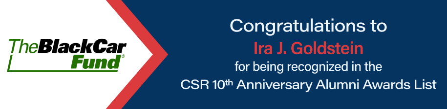 Congratulations to Ira J. Goldstein for being recognized in the CSR 10th Anniversary Alumni Awards List